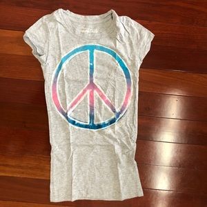 Y2K Aeropostale Peace Sign T-shirt